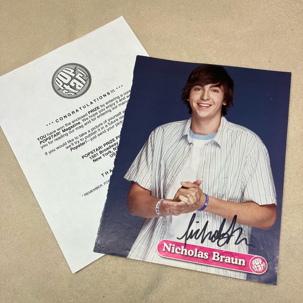 Nicholas Braun Autograph